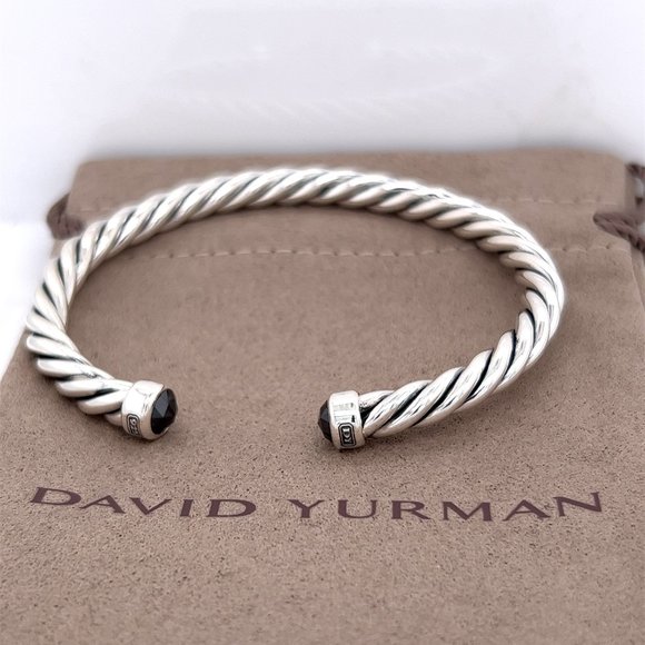 David Yurman Accessories David Yurman Mens Cable Cuff With Black